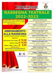 Scopri di più sull'articolo Rassegna teatrale a Pernate