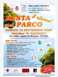 Scopri di più sull'articolo Tutti al parco a fare festa!