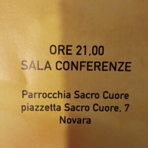 Scopri di più sull'articolo La Parrocchia Sacro Cuore di Novara organizza degli incontri in collaborazione con il Dipartimento di Matematica ed il Politecnico di Milano