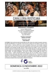 Scopri di più sull'articolo Via Oxilia 4 a Novara presenta: “La cavalleria rusticana”