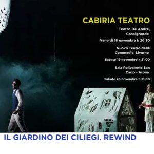 Scopri di più sull'articolo Cabiria teatro vi aspetta con una rivisitazione de “Il giardino dei ciliegi”