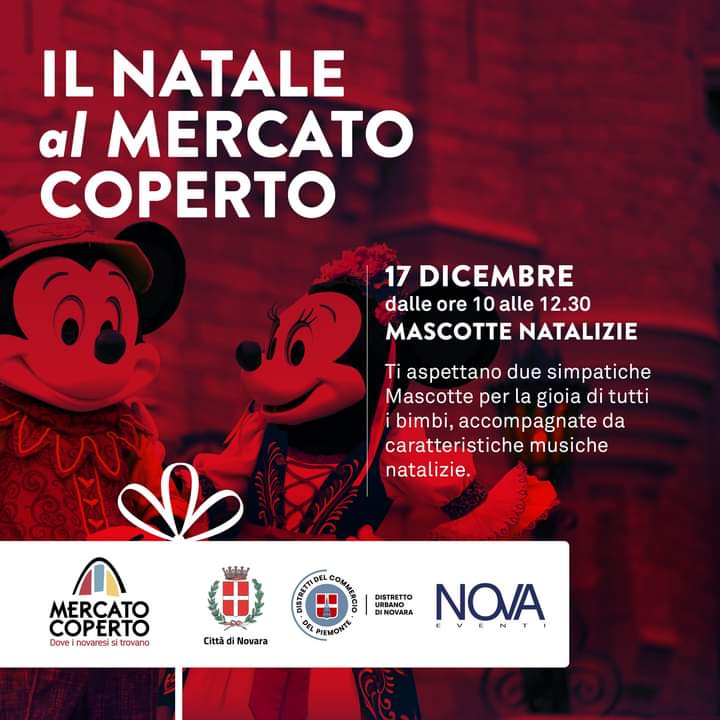 Scopri di più sull'articolo Il mercato coperto di Novara si tinge di Natale