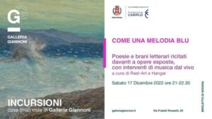 Scopri di più sull'articolo Incursioni vi attende alla Galleria Giannoni