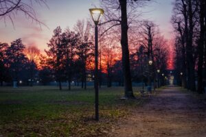 Scopri di più sull'articolo Tramonto rosso fuoco su Novara e provincia