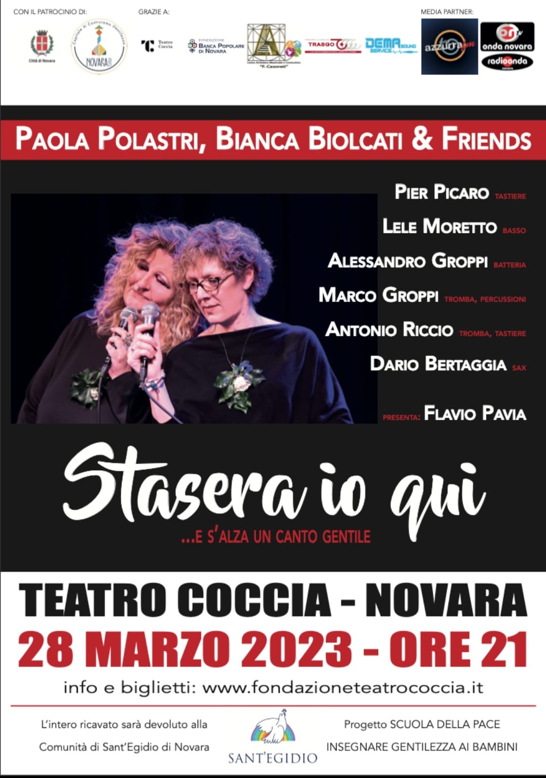 Scopri di più sull'articolo Un concerto speciale al Teatro Coccia!