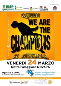 Scopri di più sull'articolo Il Musical “We are the Champions” – tributo ai Queen arriva al Teatro Faraggiana