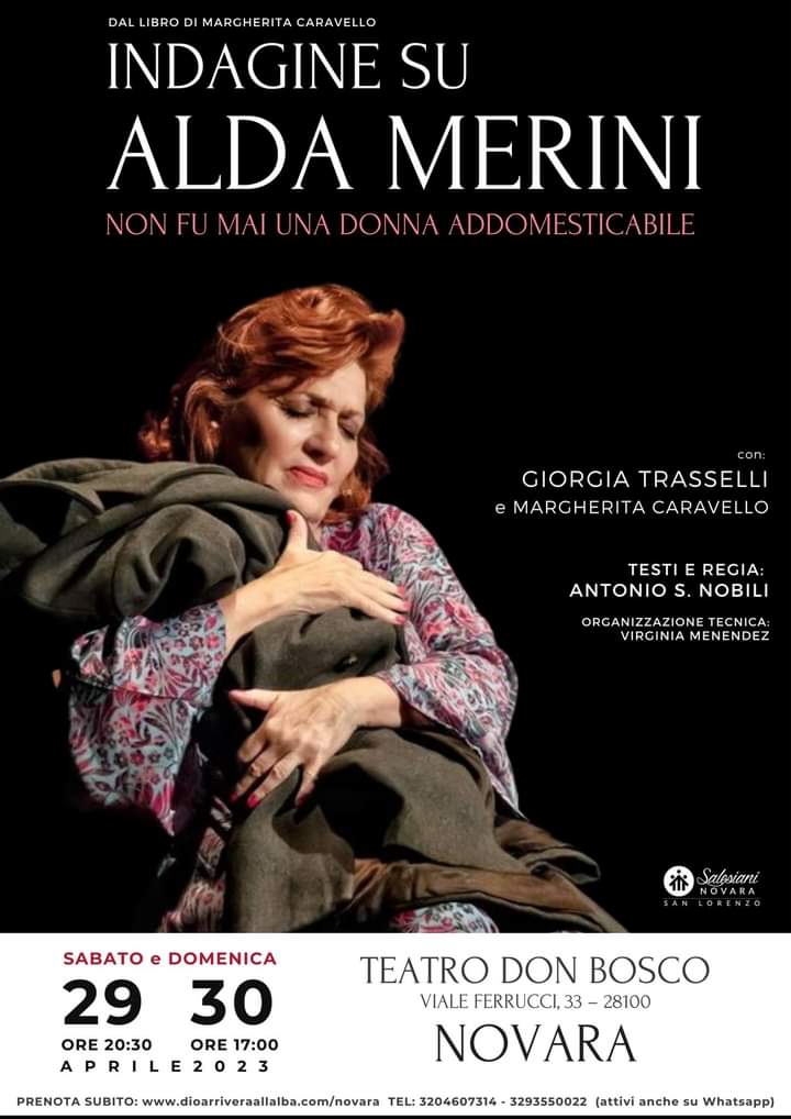 Scopri di più sull'articolo Il Teatro Don Bosco di Novara vi presenta: Indagine su Alda Merini