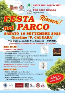 Scopri di più sull'articolo Festa al parco per grandi e bambini sabato 16 settembre a Novara