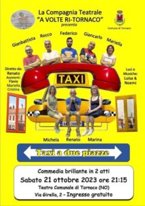 Scopri di più sull'articolo Al teatro comunale di Tornaco lo spettacolo Taxi