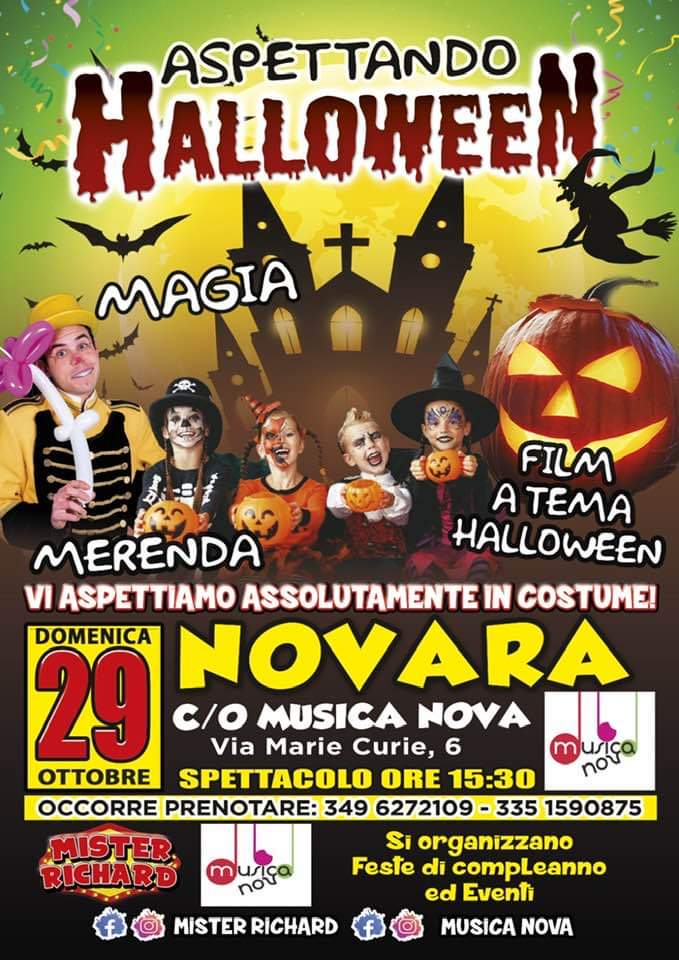 Scopri di più sull'articolo Aspettando Halloween a Musica Nova a Novara! Festa in costume