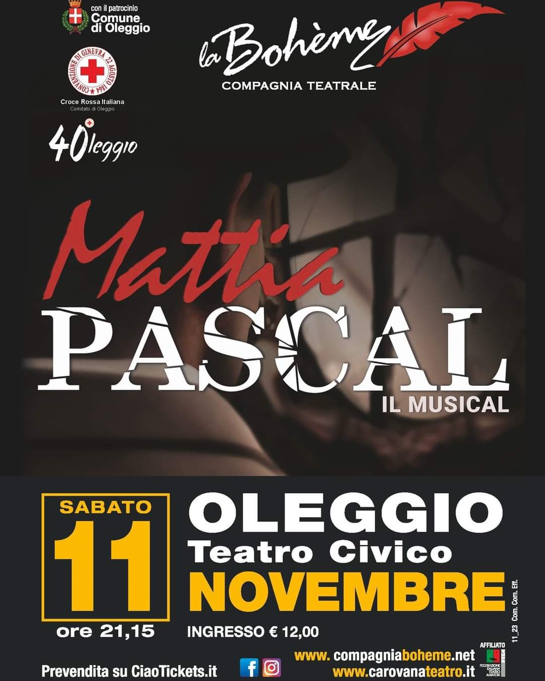 Scopri di più sull'articolo Ad Oleggio arriva il musical Mattia Pascal