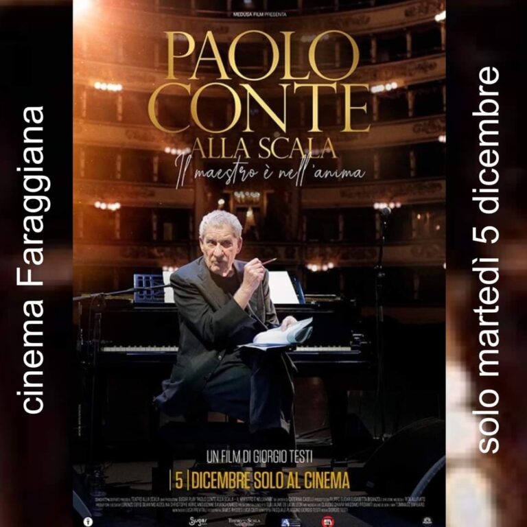Scopri di più sull'articolo Un film sulla vita di Paolo Conte al Teatro Faraggiana