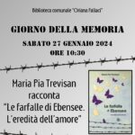 Il Giorno della Memoria in compagnia dell'autrice Maria Pia Trevisan