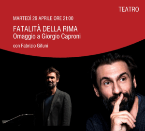 Novara - Teatro Faraggiana: Fabrizio Gifuni chiude la stagione con "Fatalità della rima"