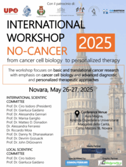 "NO-Cancer 2025": a Novara il futuro della ricerca oncologica