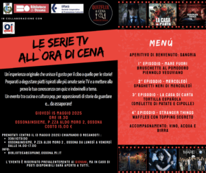 Cena con le Serie TV: Degustalibri arriva a Ossona