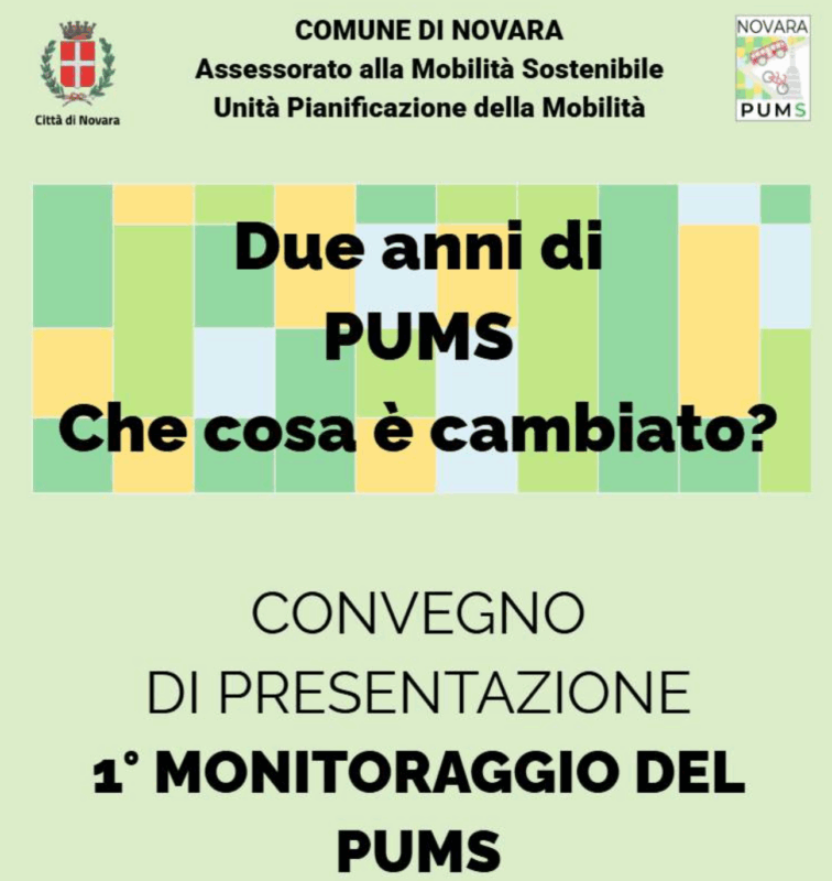 Due anni di PUMS a Novara: più bici, meno CO₂, mobilità per tutti