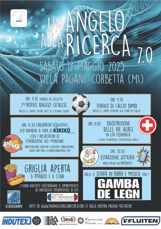 Torna “Un Angelo alla Ricerca” a Corbetta: sport, scienza e musica per la solidarietà