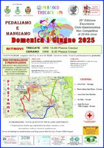 Il 1° giugno torna “Pedaliamo e Mangiamo” tra Trecate, Sozzago e Cerano