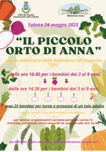 “Il piccolo orto di Anna”: laboratorio creativo per i più piccoli alla Biblioteca di Trecate