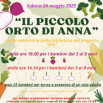 Trecate - “Il piccolo orto di Anna”: giochi, letture e merenda in biblioteca