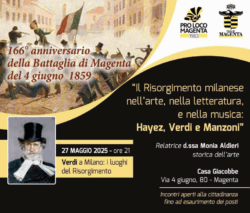 Magenta - Giuseppe Verdi chiude il ciclo sul Risorgimento milanese
