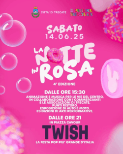 Trecate si tinge di rosa: il 14 giugno torna “La Notte Rosa”