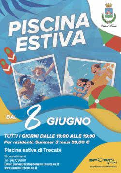 Riapre la piscina comunale di Trecate: Estate al via dall'8 giugno