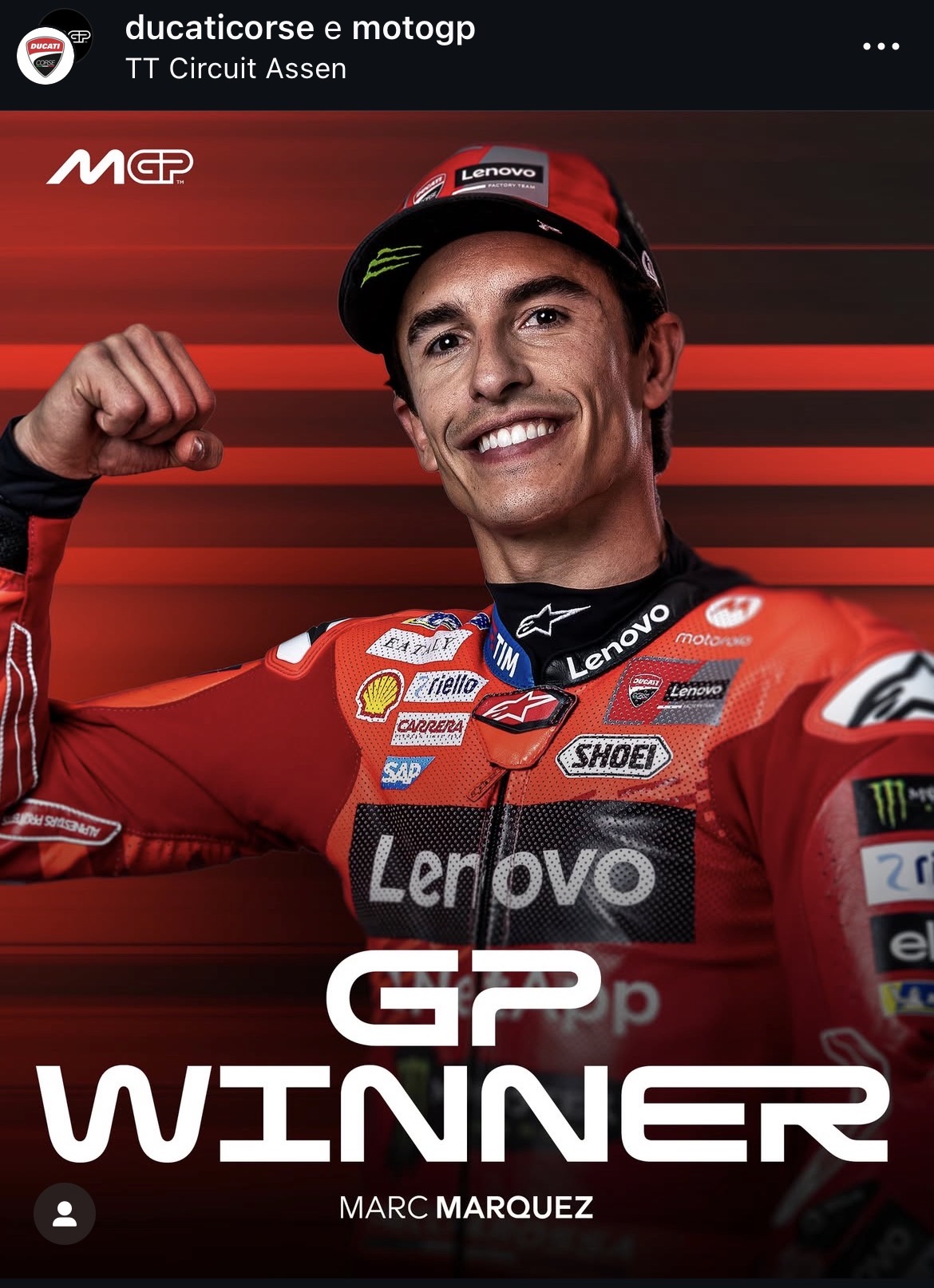 Scopri di più sull'articolo Assen da brividi: Marc vince, Álex finisce in ospedale.