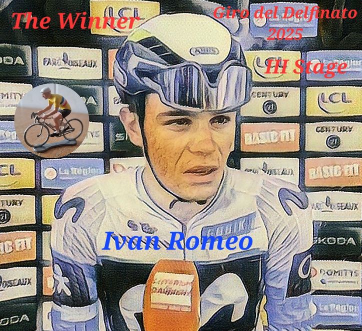 Scopri di più sull'articolo Criterium du Dauphinè 2025 (3) : Ivan Romeo vince a Charantonnay e va in Maglia Gialla ! di Federico La Capria