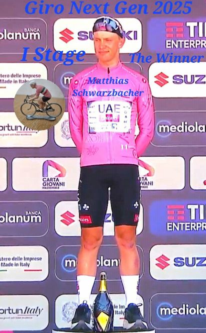 Scopri di più sull'articolo Giro Next Gen 2025 (1) : Schwarzbacher vince la cronometro ed è la prima Maglia Rosa ! di Federico La Capria
