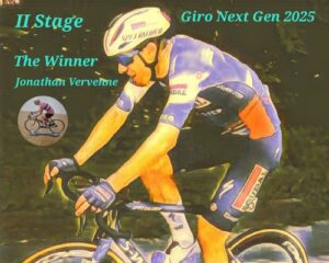Giro Next Gen 2025 (2) : Impresa di Vervenne, vince la Tappa e va in Maglia Rosa ! di Federico La Capria