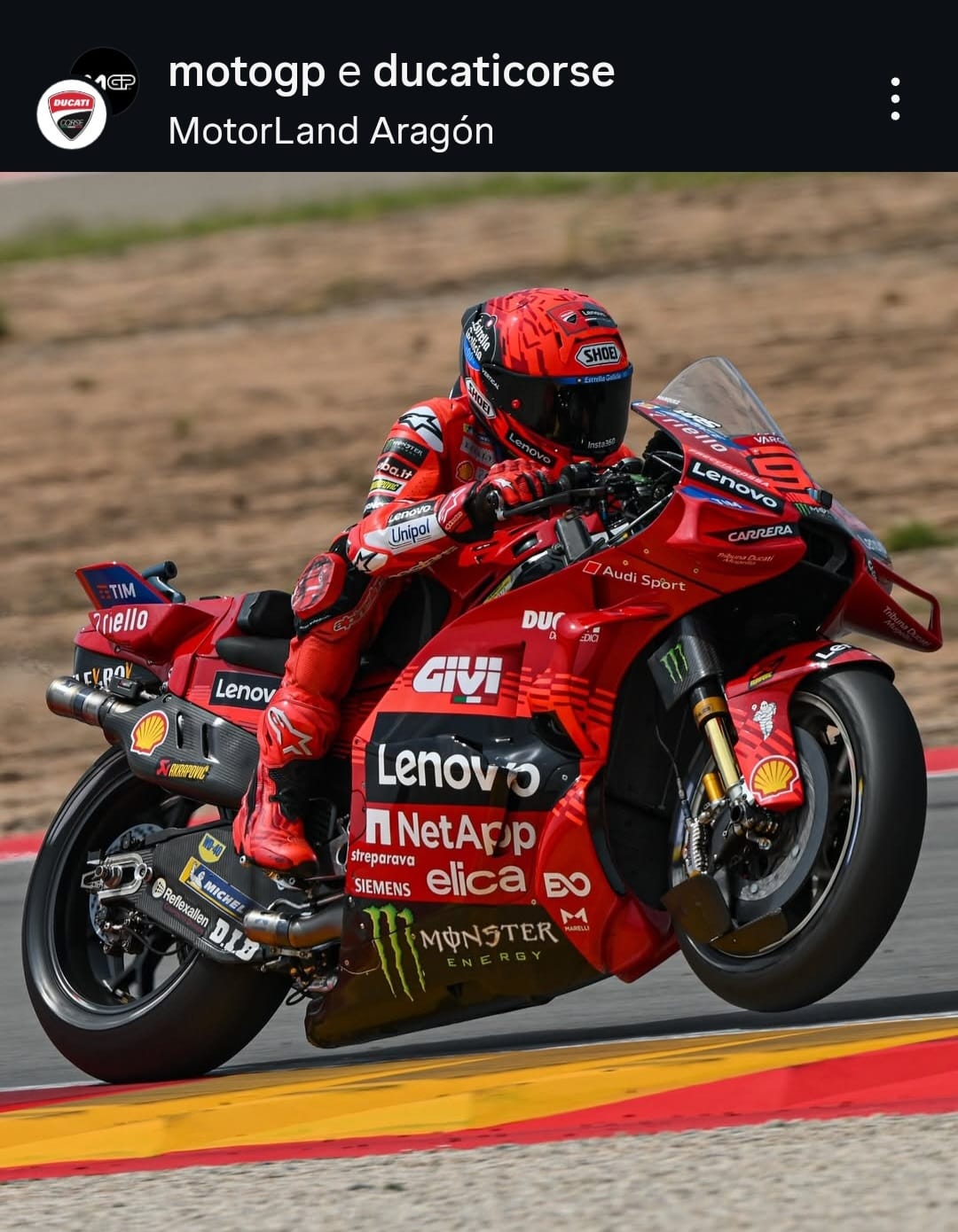 Scopri di più sull'articolo MotoGp Aragon, sempre Ducati ancora Marquez…