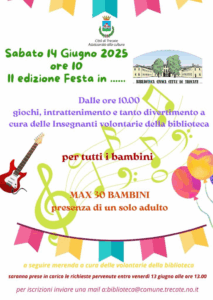 A Trecate torna la “Festa in biblioteca” per i più piccoli - sabato 14 giugno