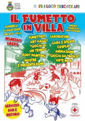 Torna a Trecate “Il Fumetto in Villa”: appuntamento il 6 luglio