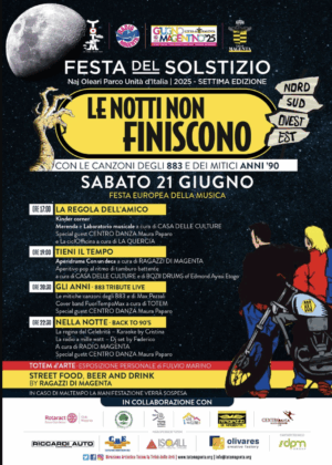 Festa del Solstizio 2025: Magenta celebra l’estate con musica, arte e comunità