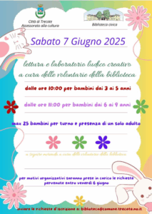 Trecate, il 7 giugno laboratorio creativo per bambini in Biblioteca
