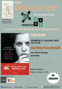 Martina Pucciarelli a Cerano per il Premio Bancarella