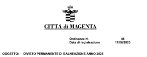 Magenta: divieto permanente di balneazione nel 2025