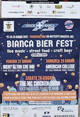 Estate e solidarietà: torna la festa della Croce Bianca con musica, birra e buon cibo
