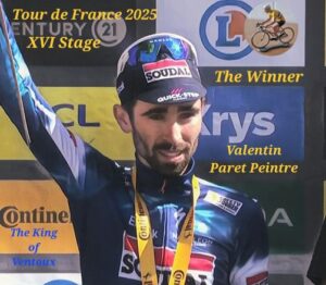 Days in Yellow (16) : Valentin Paret-Peintre è il re del Ventoux ! di Federico La Capria