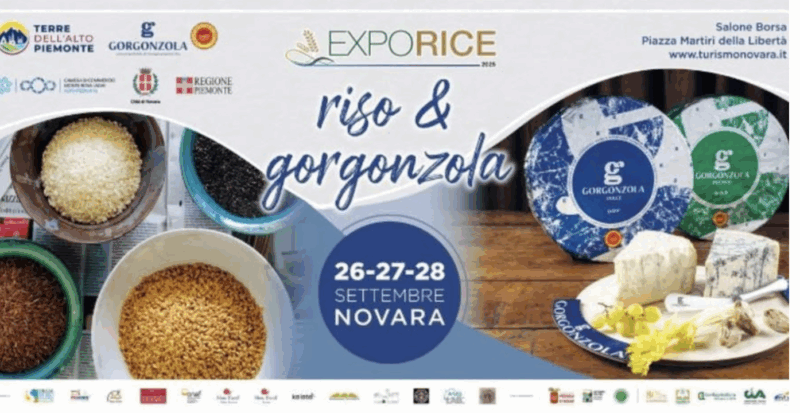 Exporice 2025 si rinnova: riso e gorgonzola protagonisti a settembre