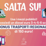 Bonus Trasporto Pubblico Locale: 150 euro per chi possiede un’auto diesel - Novara - Piemonte