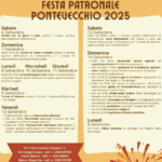 Dal 6 al 14 settembre torna la Festa Patronale di Pontevecchio 2025: sport, musica, tradizione e comunità