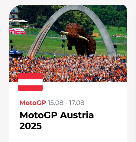 Scopri di più sull'articolo MotoGP Austria 2025, dal 15 al 17 agosto
