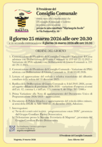 Consiglio comunale a Magenta: convocazione e temi in agenda