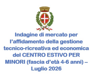 Cerano: avviso per la gestione del Centro Estivo 4-6 anni