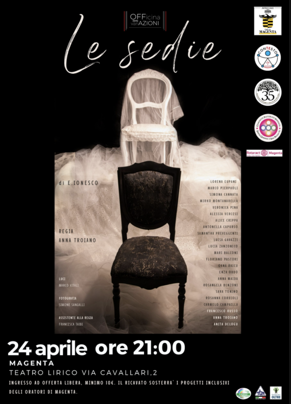 Le Sedie: teatro dell’assurdo e solidarietà a Magenta - 24 aprile al Lirico