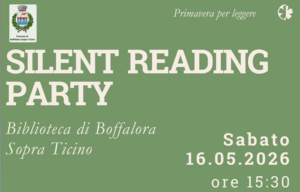 Silent Reading Party: leggere insieme, in silenzio - 16 maggio