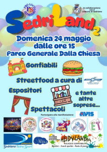 Sedriano: il 24 maggio torna “Sedriland 2” al Parco Dalla Chiesa